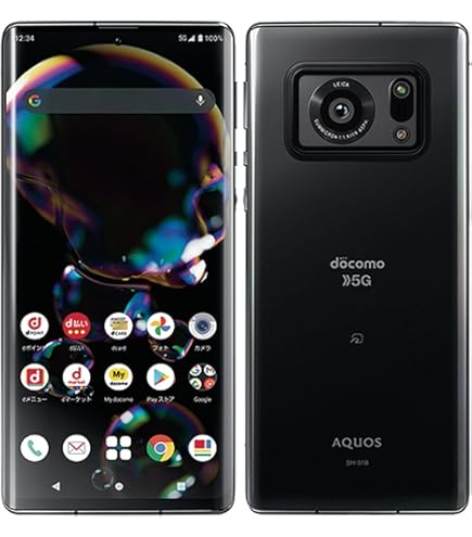 Amazon | docomo AQUOS R6 SH-51B SIMロック解除済 白 SIMフリー